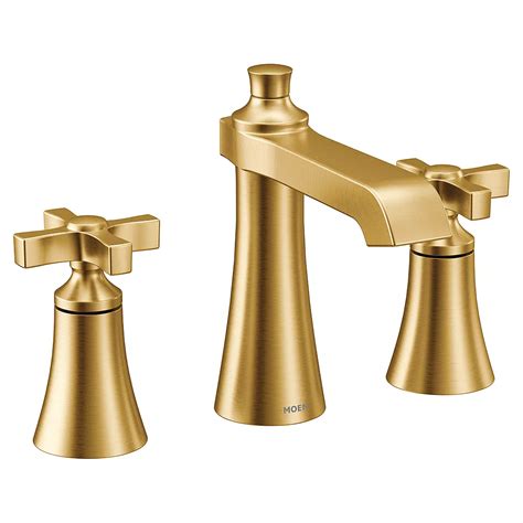 This item: <strong>Moen</strong> S990BG <strong>Flara</strong> 1/2-Inch Slip Fit Connection Non-Diverting Tub Spout, Brushed Gold. . Moen flara